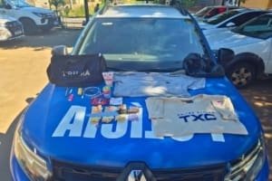 Homem é preso após furtar estabelecimento e ferir policial com faca