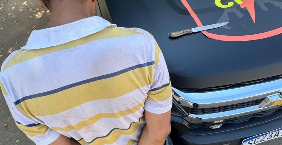Homem é preso em flagrante após matar o cunhado a facadas