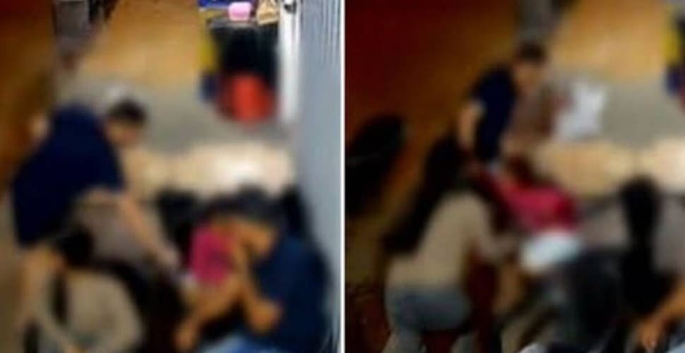 Homem arrasta criança enquanto ela estava com os pais em uma jantinha