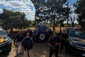 Operação conjunta intercepta caminhão com 2 toneladas de drogas