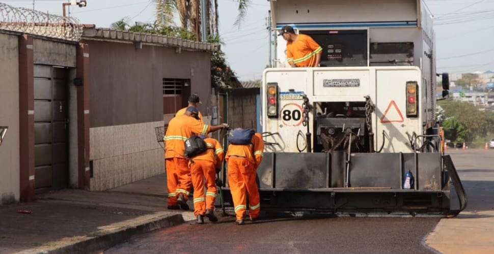 Prefeitura recuperação de 353 quilômetros da malha viária de Aparecida