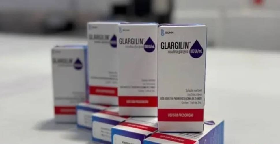 Primeira remessa de insulina glargina chega a Goiás