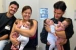 Siamesas de SP chegam a Goiás para realizar cirurgia de separação