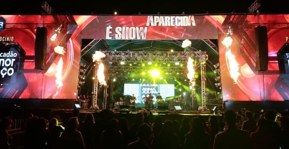 Aparecida é Show 2026 começa no dia 6 com grandes atrações nacionais
