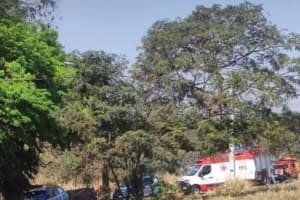 Corpo carbonizado é encontrado em chácara no Residencial Campos Elíseos, em Aparecida