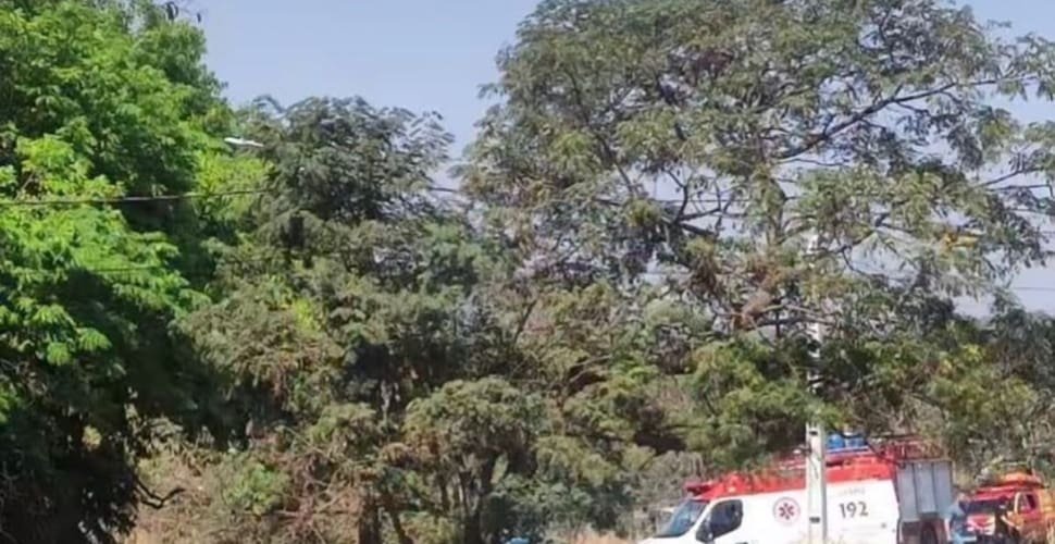 Corpo carbonizado é encontrado em chácara no Residencial Campos Elíseos, em Aparecida