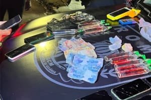 Fiscalização interdita 4 locais e prende suspeito por tráfico em Aparecida