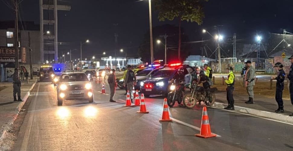 PM realiza mais uma etapa da Operação Feira Mais Segura em Aparecida de Goiânia
