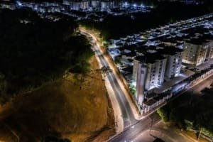 Prefeitura de Aparecida amplia iluminação de LED em mais 11 trechos