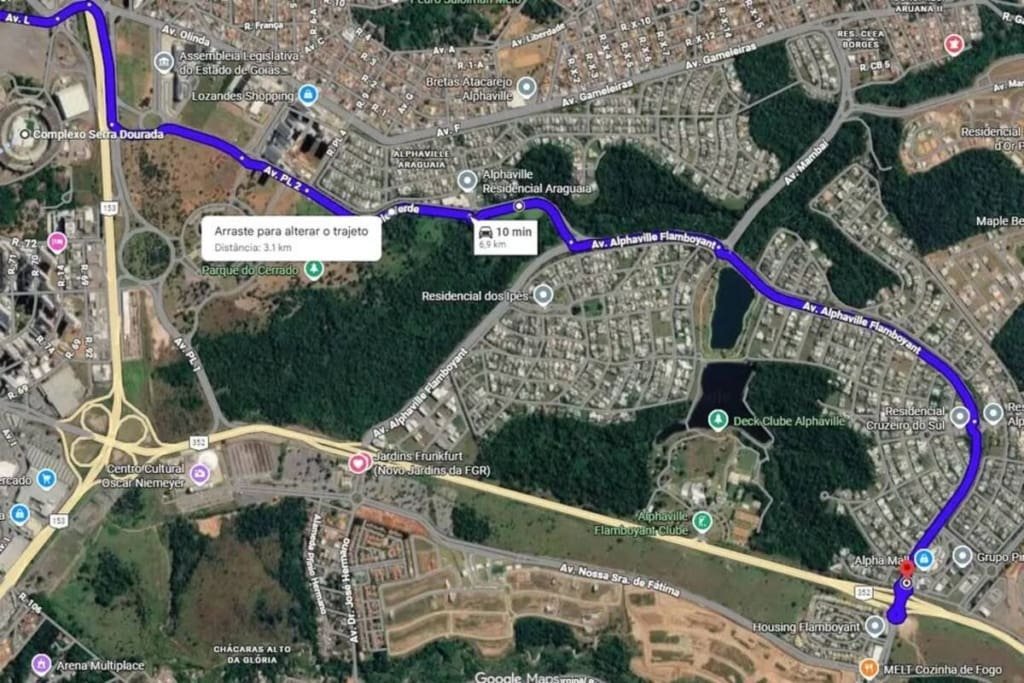 GO-020 terá interdição por até 30 dias entre Alphaville e BR-153; veja rotas