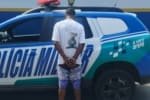 Homem é preso em flagrante após agredir e ameaçar namorada de morte