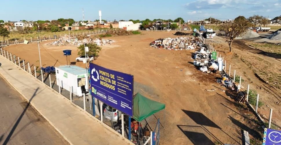 Ponto de Coleta de Aparecida recebe quase 500 toneladas em dois meses