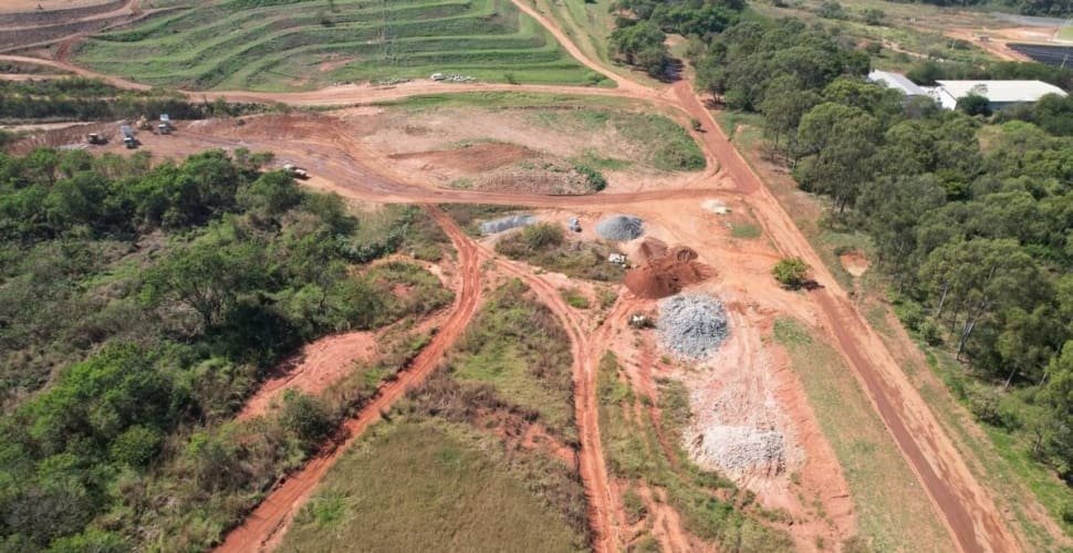 Prefeitura de Aparecida realiza ampliação do aterro sanitário