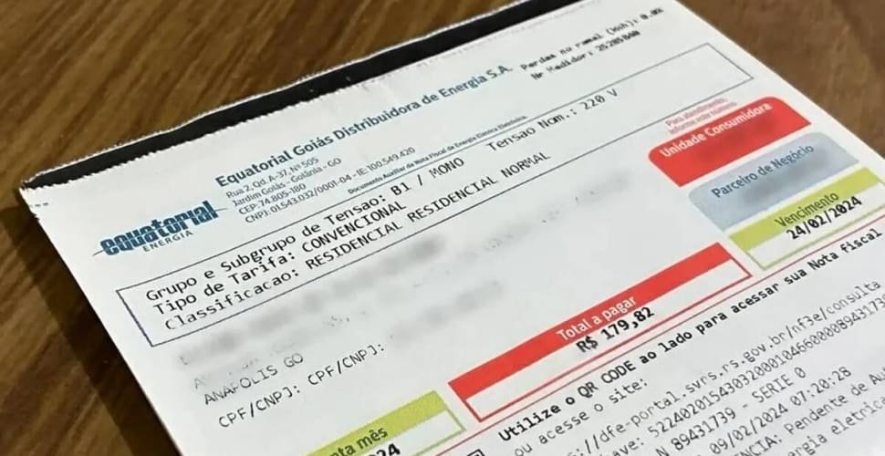 Conta de luz tem aumento em Goiás a partir desta quinta-feira (22)