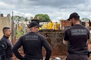 Prefeitura intensifica zeladoria no Cemitério Jardim da Esperança com reeducandos